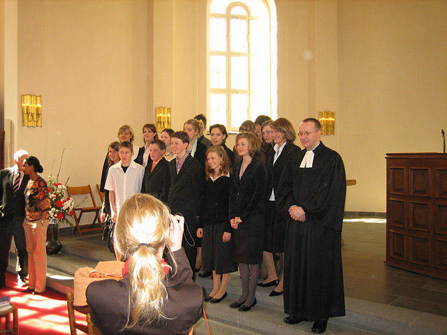 Taufe in der Mennonitengemeinde Krefeld